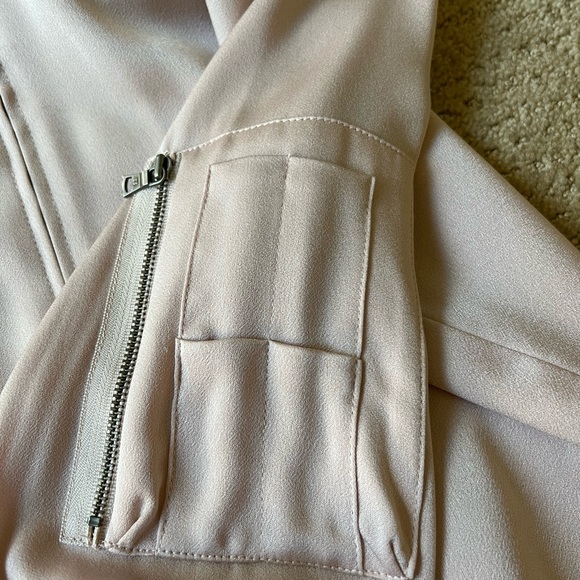 BCBG Max Azria Sammy Satin Bomber Jacket - Picture 11 of 15